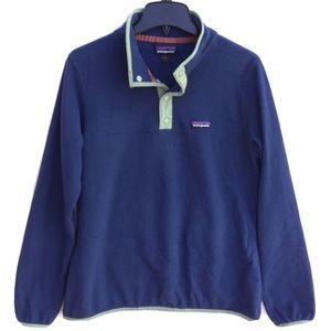 Patagonia Micro D Snap Navy Fleece Pullover